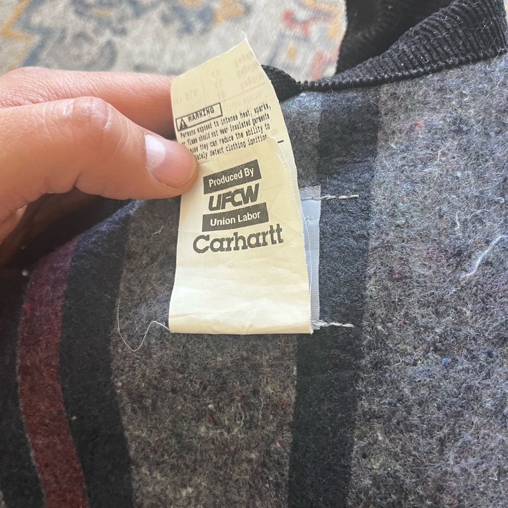 Carhartt Black Jacket Vintage J01 BLK 48 - Picture 9 of 16